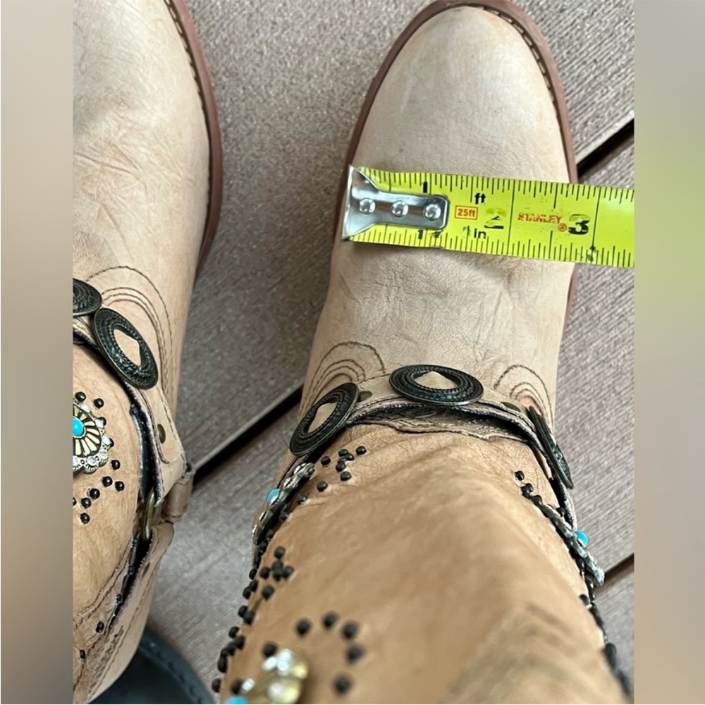 DINGO Addie Heeled Cowboy Western Boots Women’s size 9.5 D1566 Turquoise… - Picture 12 of 14